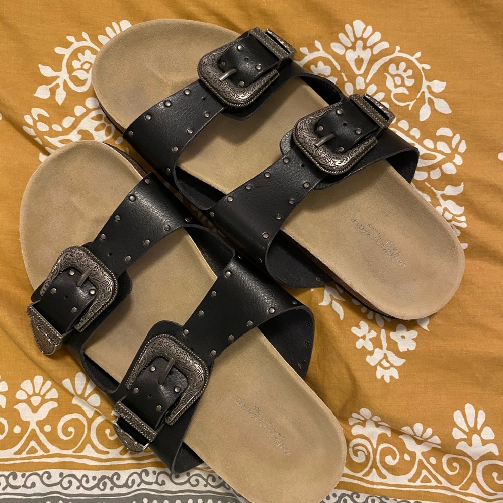 American Eagle Southwestern Slide Sandals